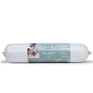 kødpølse hund el kat Feed'it & Treat Pure Rabbit 800g