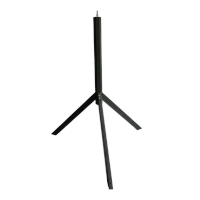 Ben til Foderbræt m/solcelle sort