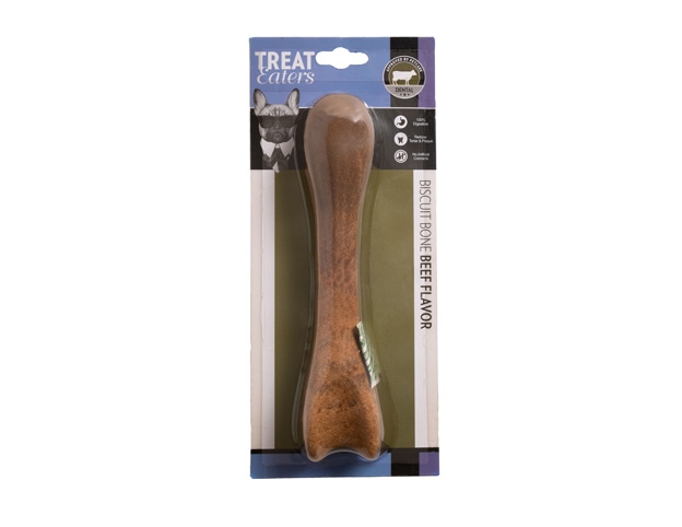 Treateaters Biscuit Bone Bøfsmag L, 22 cm