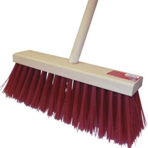 Gadekost 35 cm, nylon med skaft