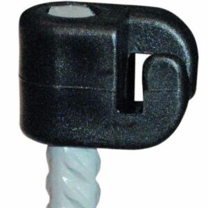 Isolator til tentor8 mm sort 100 stk