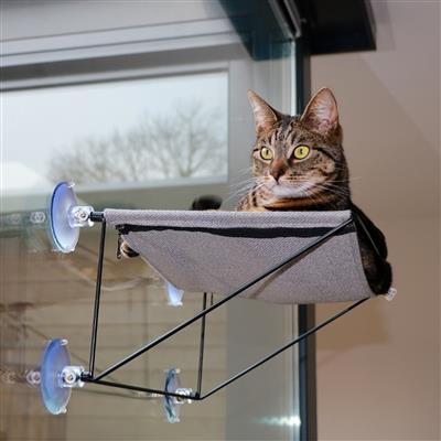 D&D CAT OLIVIA Vindues Hængekøje 45 cm. Grå
