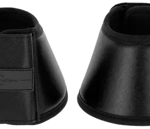 Klokke Imiteret Sort Læder