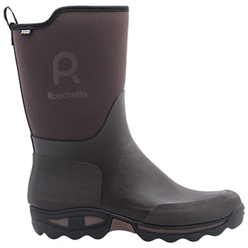 Støvle Lang Gummi/Neopren brun str 40-45