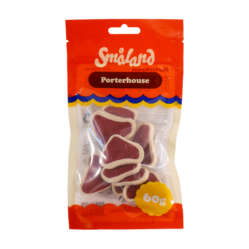 Småland Porterhouse hundetreats 60g