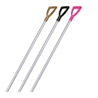 Aluskaft med D-greb til spångreb 115 cm. Sort